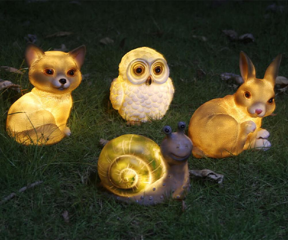 Waldtiere LED-Gartenlichter