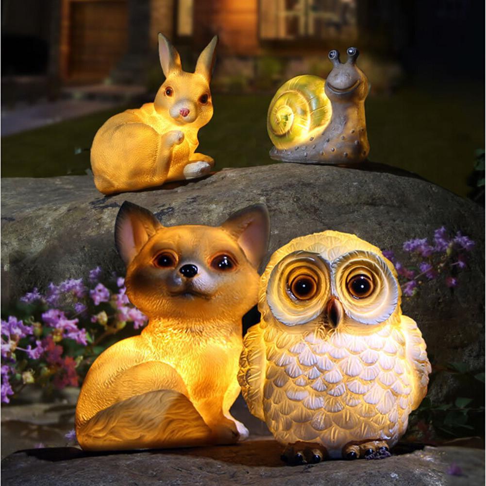 Waldtiere LED-Gartenlichter