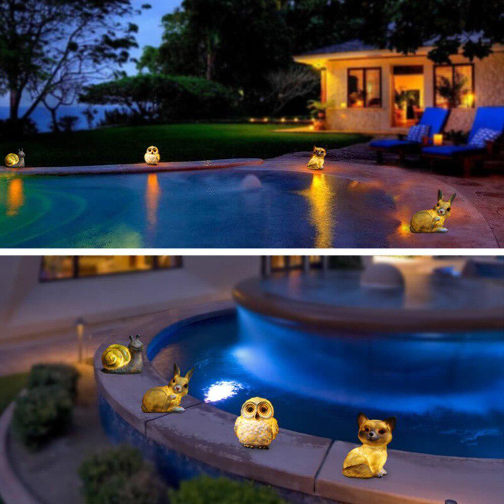 Waldtiere LED-Gartenlichter
