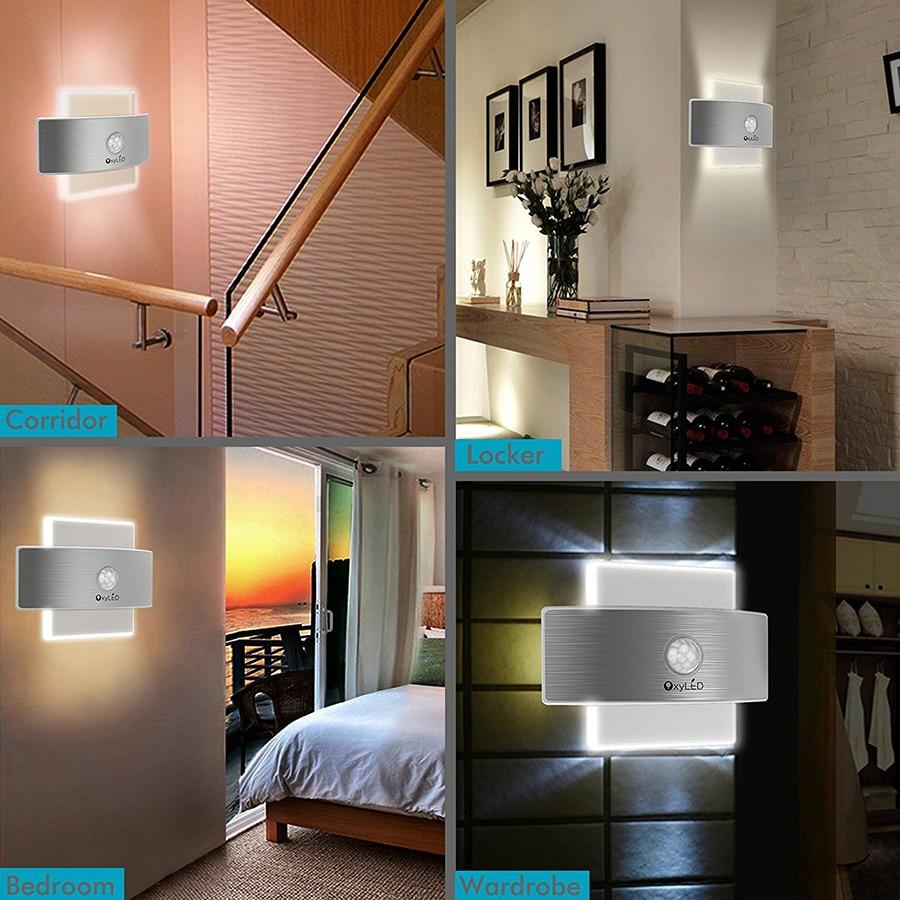 Zahara - Wandlampe mit Bewegungssensor