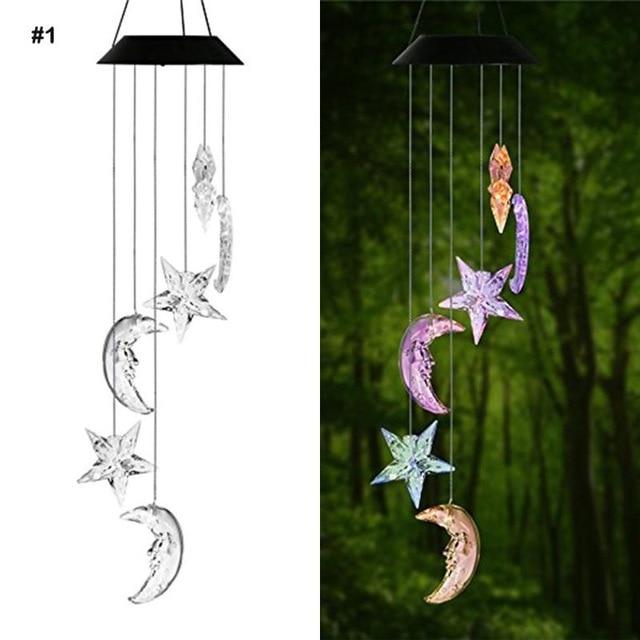 Windspiel LED-Lichter