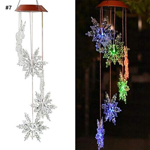 Windspiel LED-Lichter