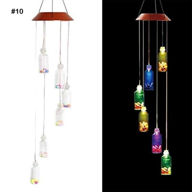 Windspiel LED-Lichter